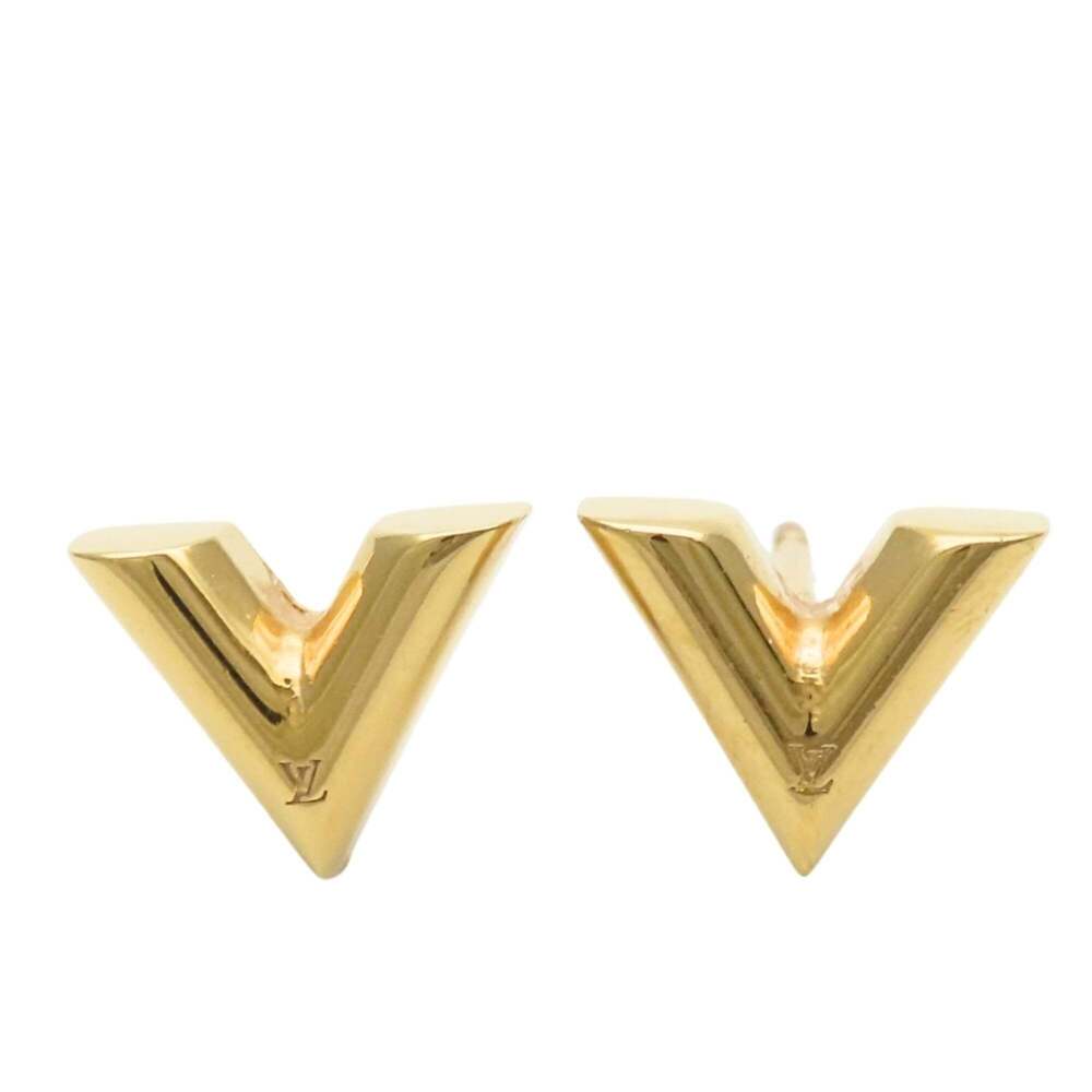 LOUIS VUITTON Gold Earrings - Picture 2 of 9